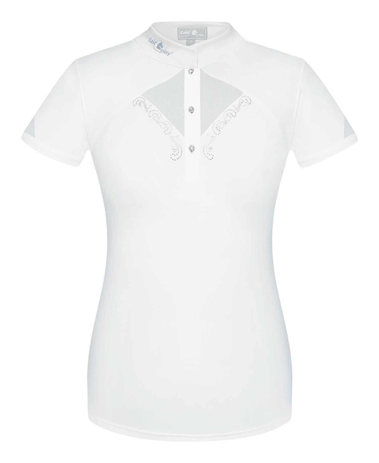 Competition shirt FP CATHRINE white 44 - Equiluxe Tack - Equiluxe Tack