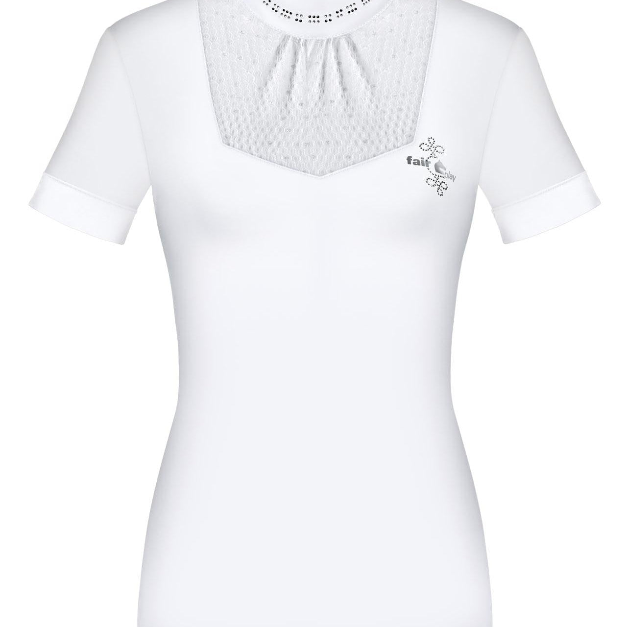 Competition shirt FP LARA white 44 - Equiluxe Tack - Equiluxe Tack