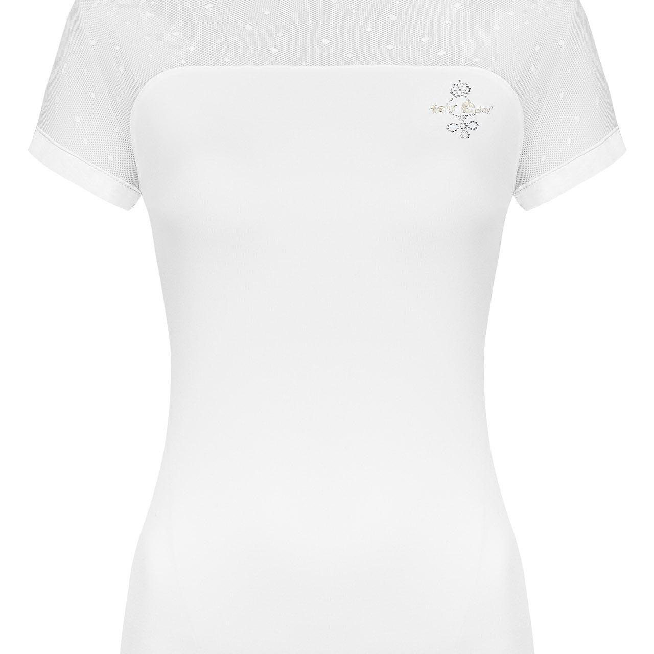 Competition shirt FP LUCIA 2.0 white 46 - Equiluxe Tack - Equiluxe Tack