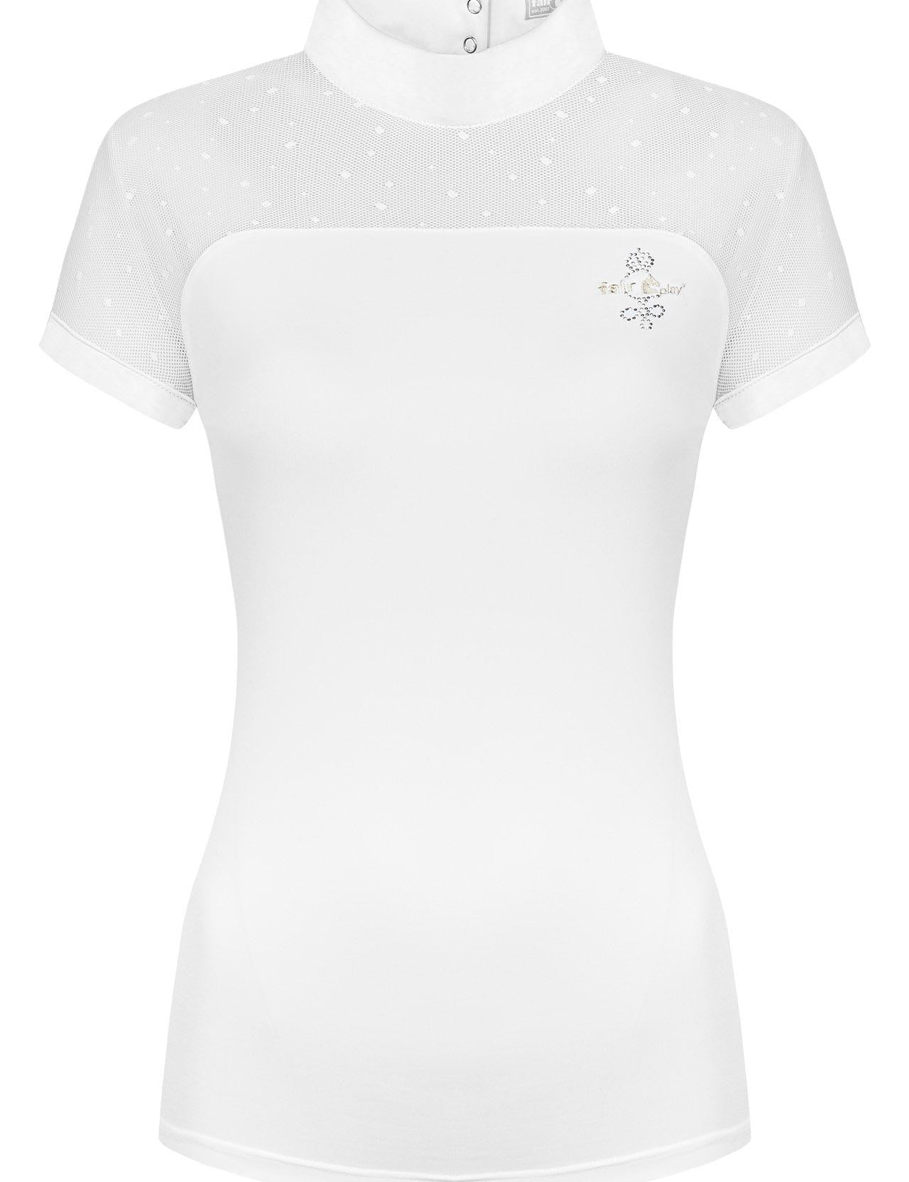 Competition shirt FP LUCIA 2.0 white 46 - Equiluxe Tack - Equiluxe Tack