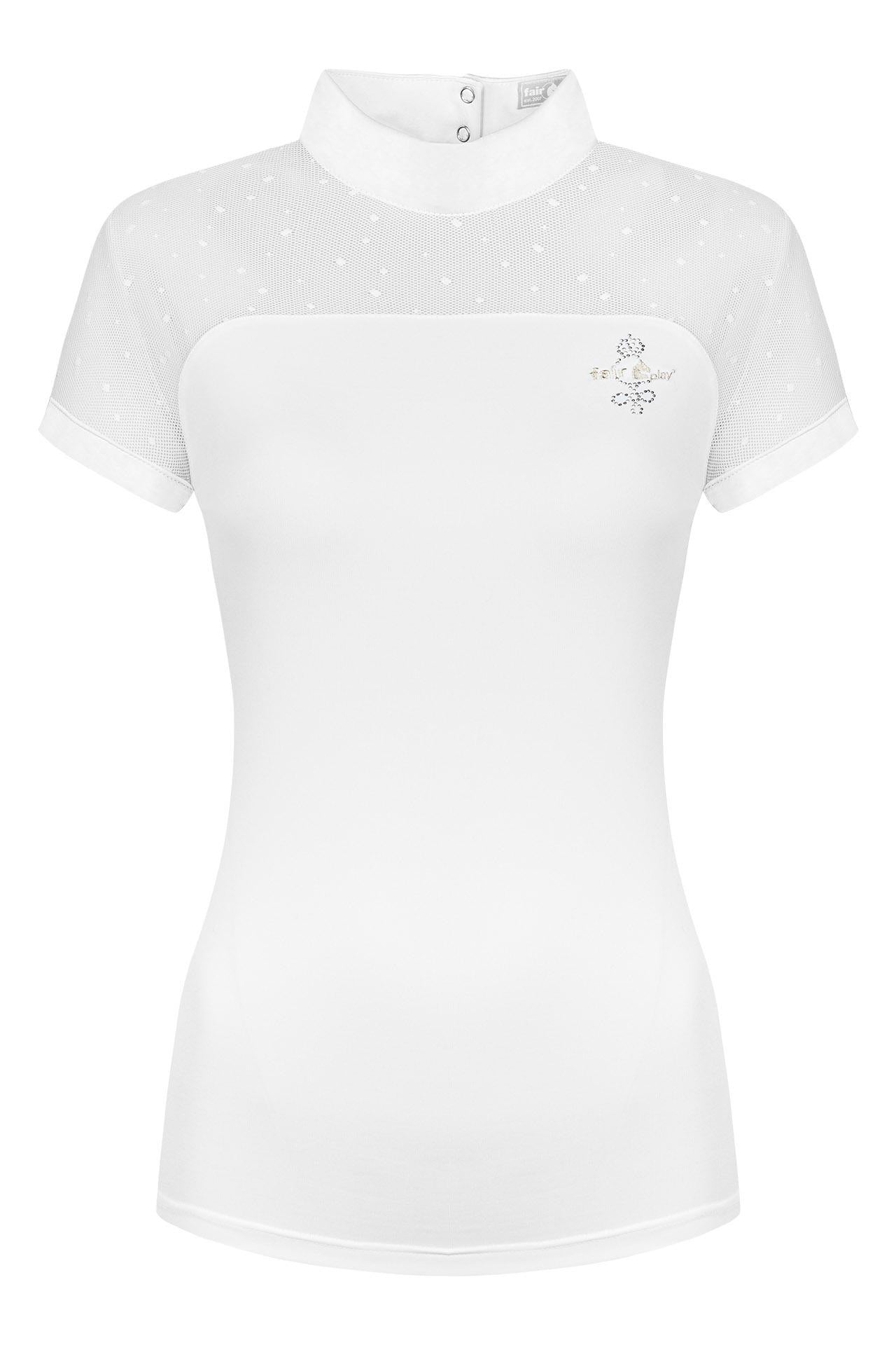 Competition shirt FP LUCIA 2.0 white 46 - Equiluxe Tack - Equiluxe Tack