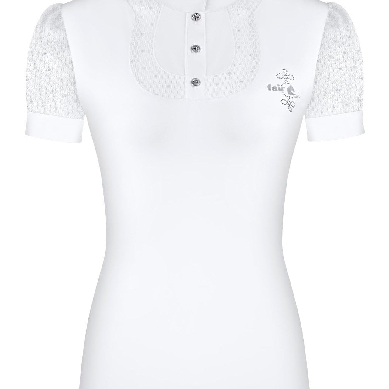 Competition shirt FP NANNA white 44 - Equiluxe Tack - Equiluxe Tack