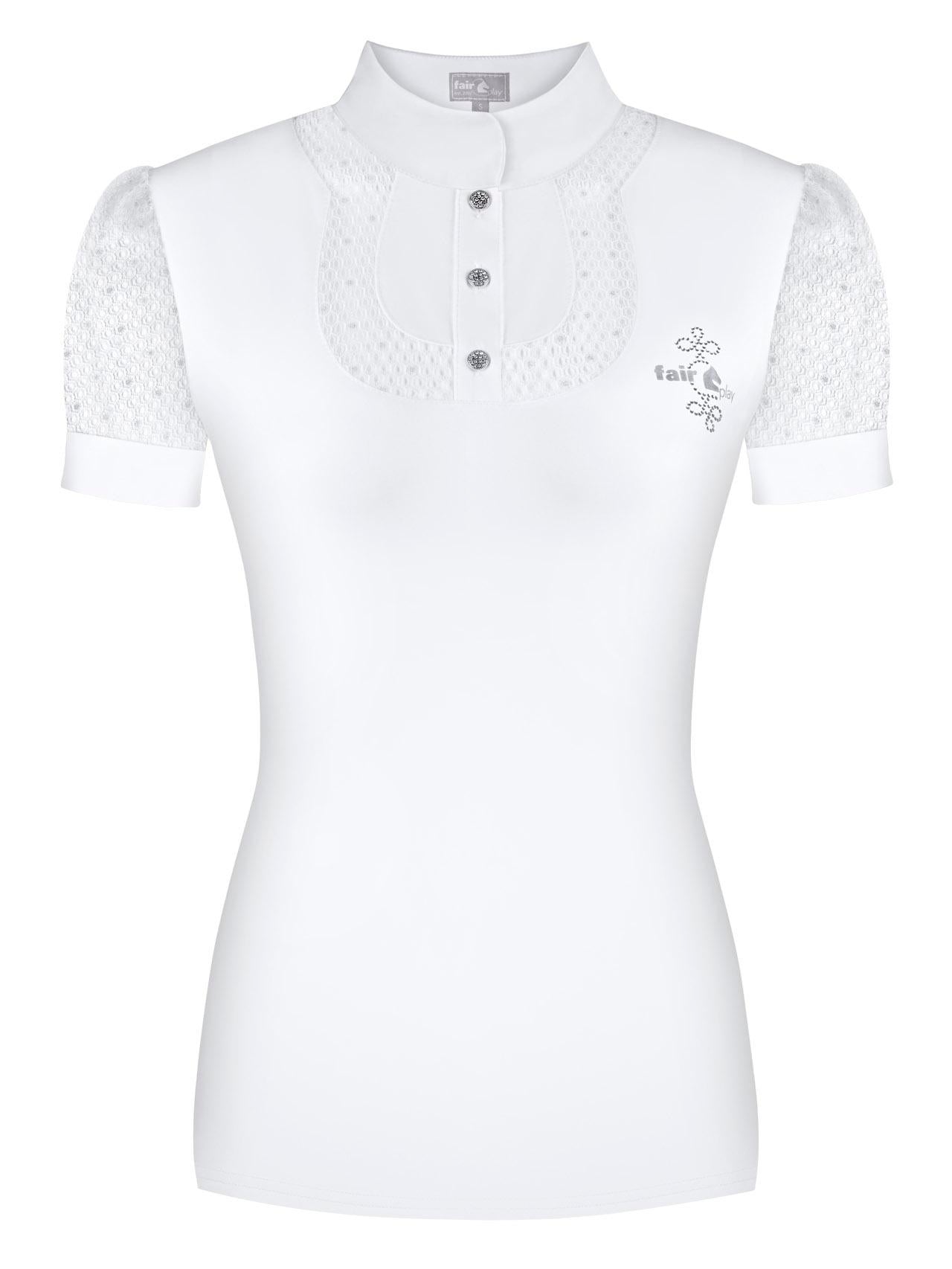 Competition shirt FP NANNA white 44 - Equiluxe Tack - Equiluxe Tack