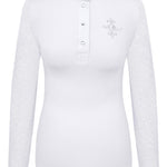 Competition shirt long sleeve FP Cecile white 46/3XL - Equiluxe Tack - Equiluxe Tack