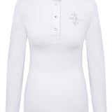 Competition shirt long sleeve FP Cecile white 46/3XL - Equiluxe Tack - Equiluxe Tack