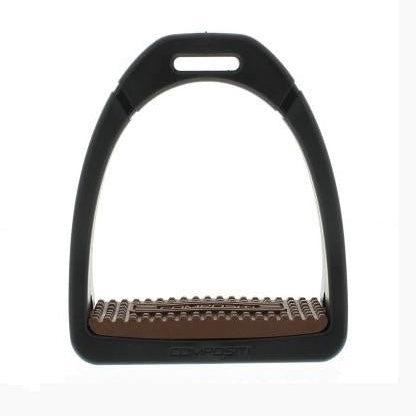 Compositi "Profile Premium" Adult's Stirrups - Black & Brown - Compositi - Equiluxe Tack