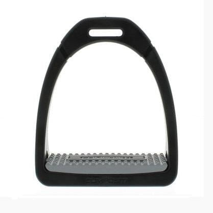 Compositi "Profile Premium" Adult's Stirrups - Black & Light Grey - Compositi - Equiluxe Tack