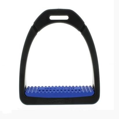 Compositi "Profile Premium" Adult's Stirrups - Black & Navy - Compositi - Equiluxe Tack