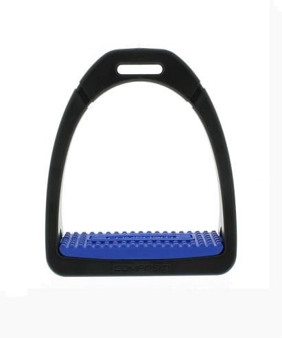 Compositi "Profile Premium" Synthetic Child's Stirrups - Black & Navy - Compositi - Equiluxe Tack