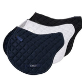 Contour Jump Mesh Saddle Pad with Quick Dry Cotton Lining in Navy, White or Black - CorrectConnect - Equiluxe Tack