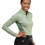 Cool and Comfortable Technical Riding Shirt in Green - CorrectConnect - Equiluxe Tack