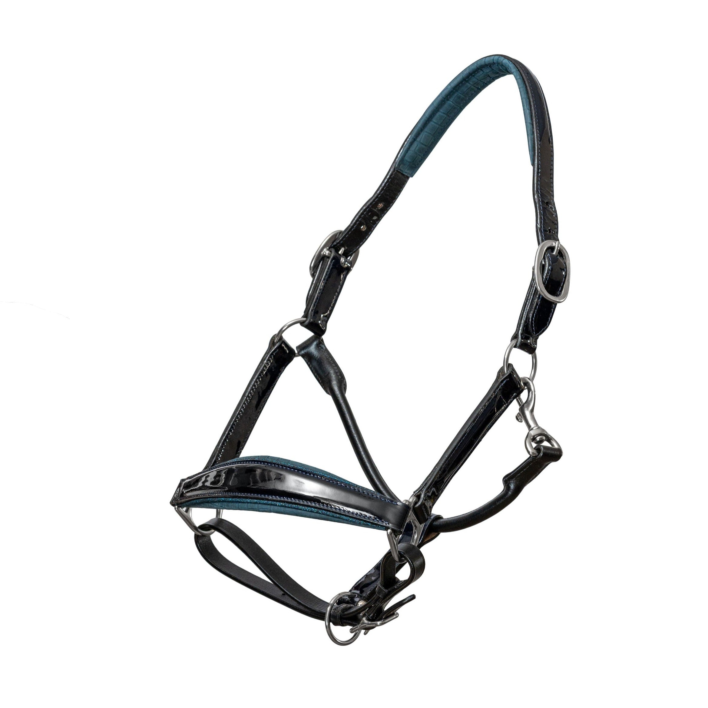 Copenhagen Navy Patent Halter - Halter Ego® - Equiluxe Tack