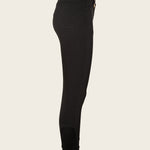 Coquet High Waist Coolmax Black Knee Patch Breeches - Espoir Equestrian - Equiluxe Tack