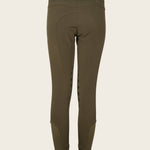 Coquet High Waist Coolmax Olive Knee Patch Breeches - Espoir Equestrian - Equiluxe Tack