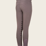 Coquet High Waist Coolmax Poppyseed Knee Patch Breeches - Espoir Equestrian - Equiluxe Tack