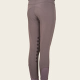 Coquet High Waist Coolmax Poppyseed Knee Patch Breeches - Espoir Equestrian - Equiluxe Tack