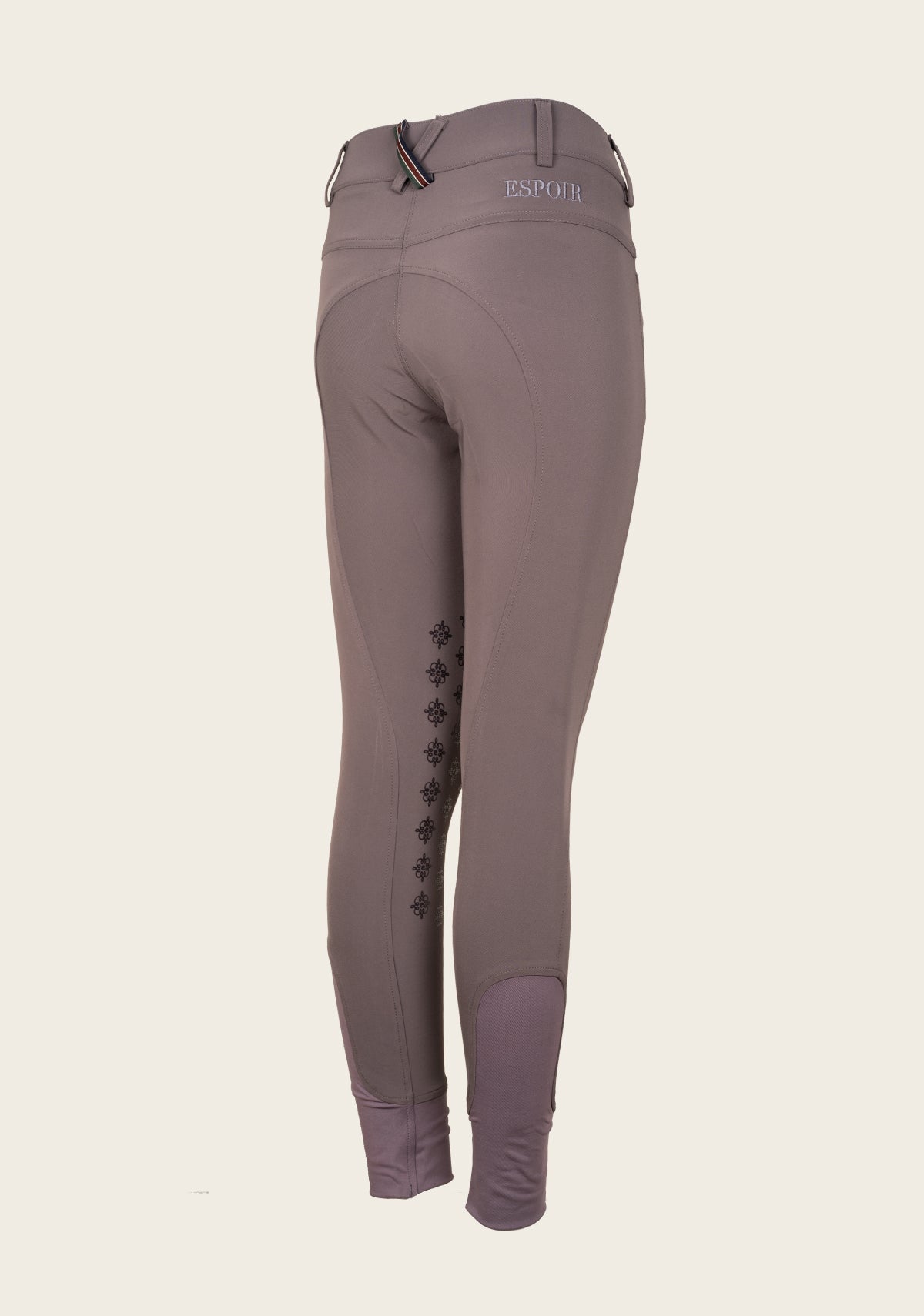 Coquet High Waist Coolmax Poppyseed Knee Patch Breeches - Espoir Equestrian - Equiluxe Tack