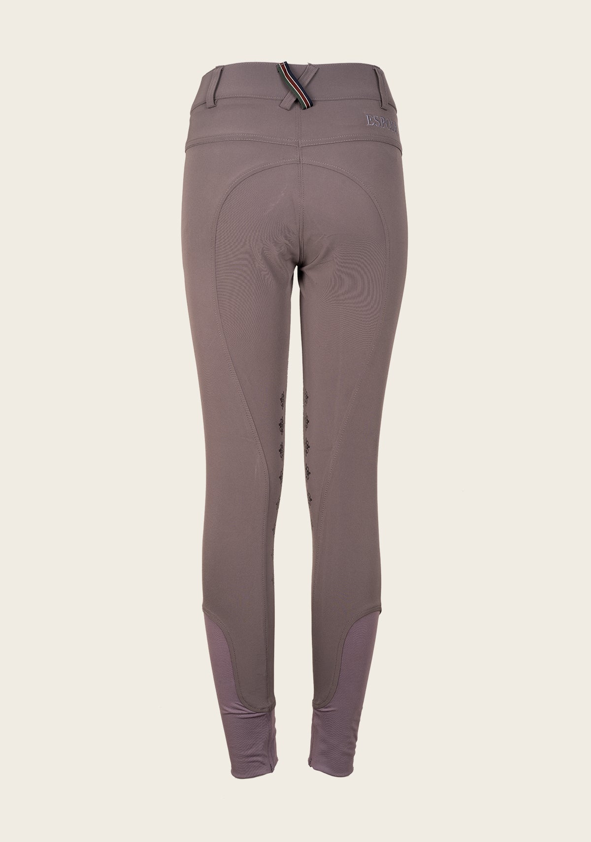 Coquet High Waist Coolmax Poppyseed Knee Patch Breeches - Espoir Equestrian - Equiluxe Tack