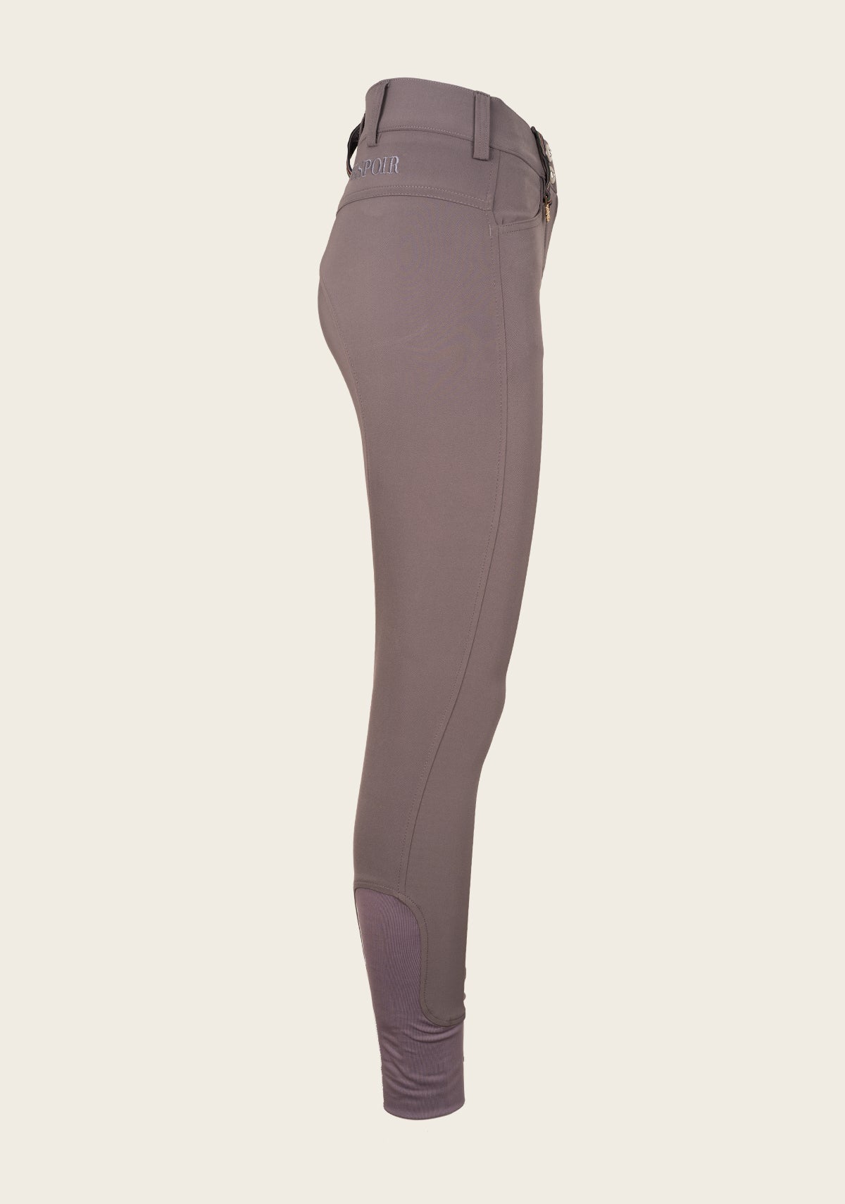 Coquet High Waist Coolmax Poppyseed Knee Patch Breeches - Espoir Equestrian - Equiluxe Tack