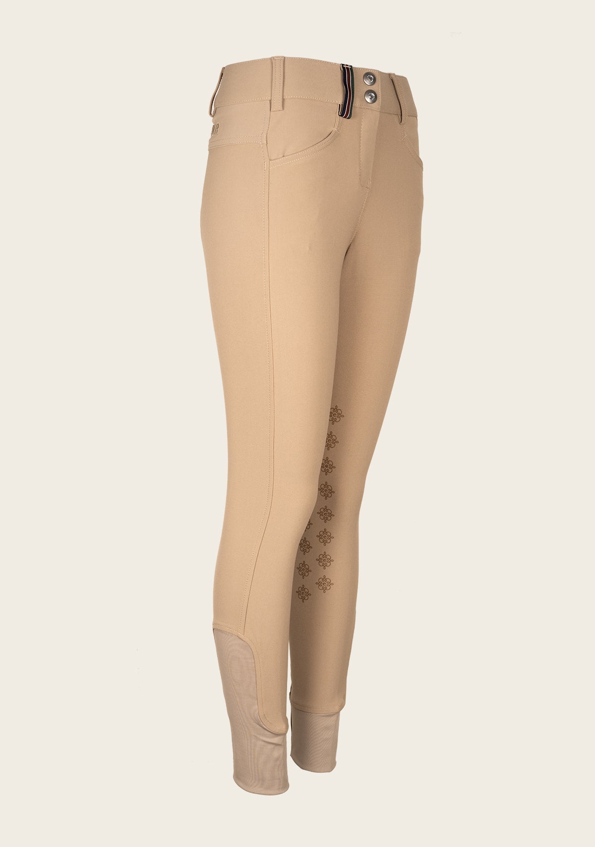 Coquet High Waist Hunter Bamboo Tan Breeches - Espoir Equestrian - Equiluxe Tack