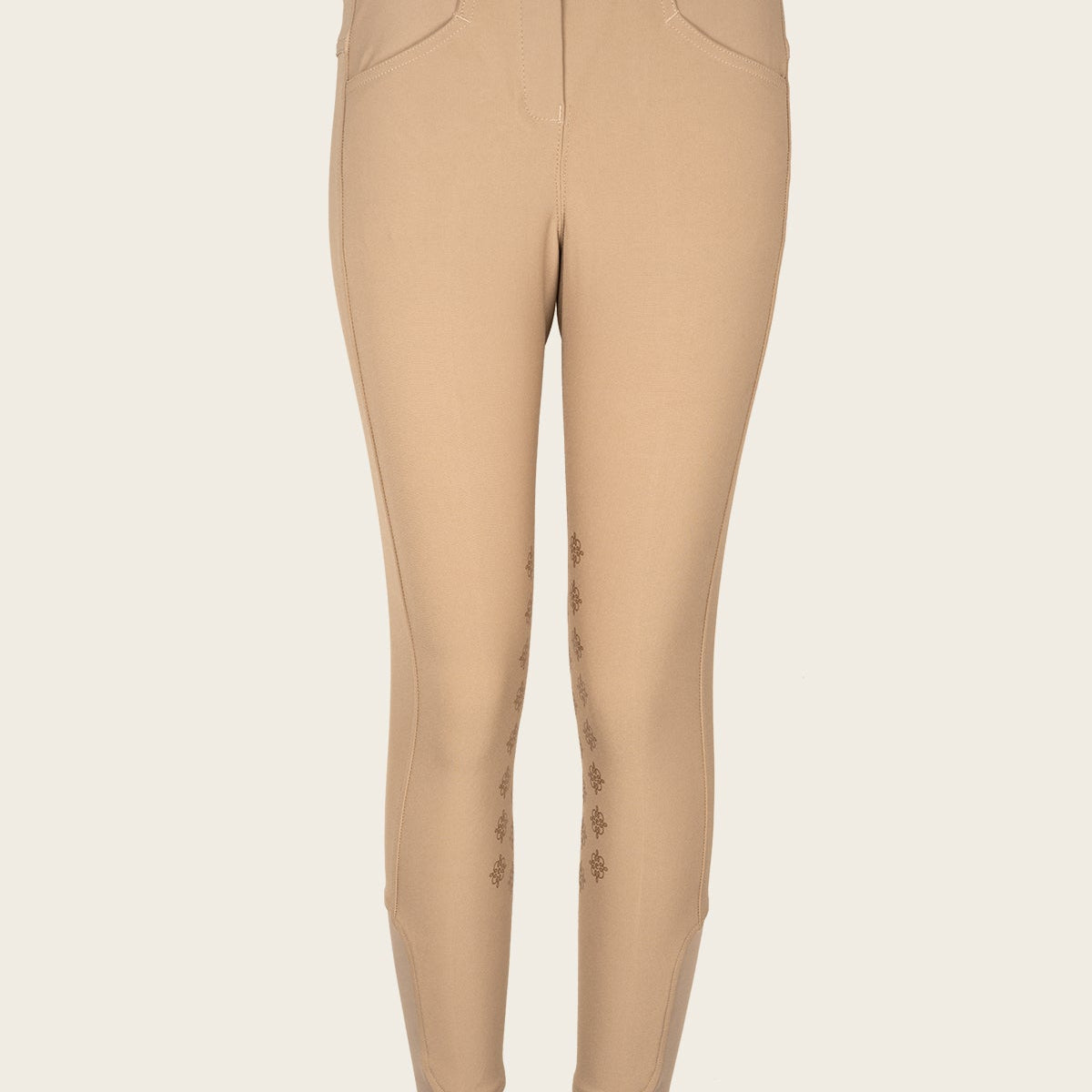 Coquet High Waist Hunter Bamboo Tan Breeches - Espoir Equestrian - Equiluxe Tack