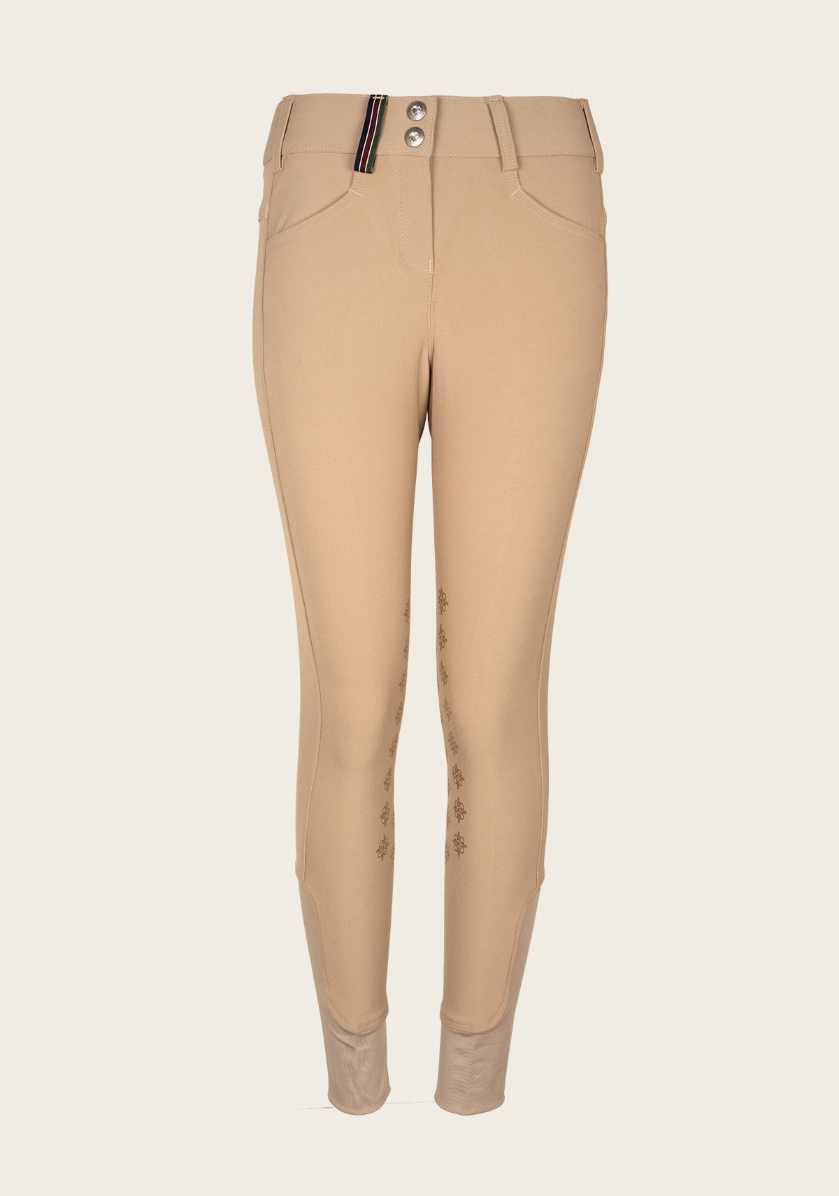 Coquet High Waist Hunter Bamboo Tan Breeches - Espoir Equestrian - Equiluxe Tack