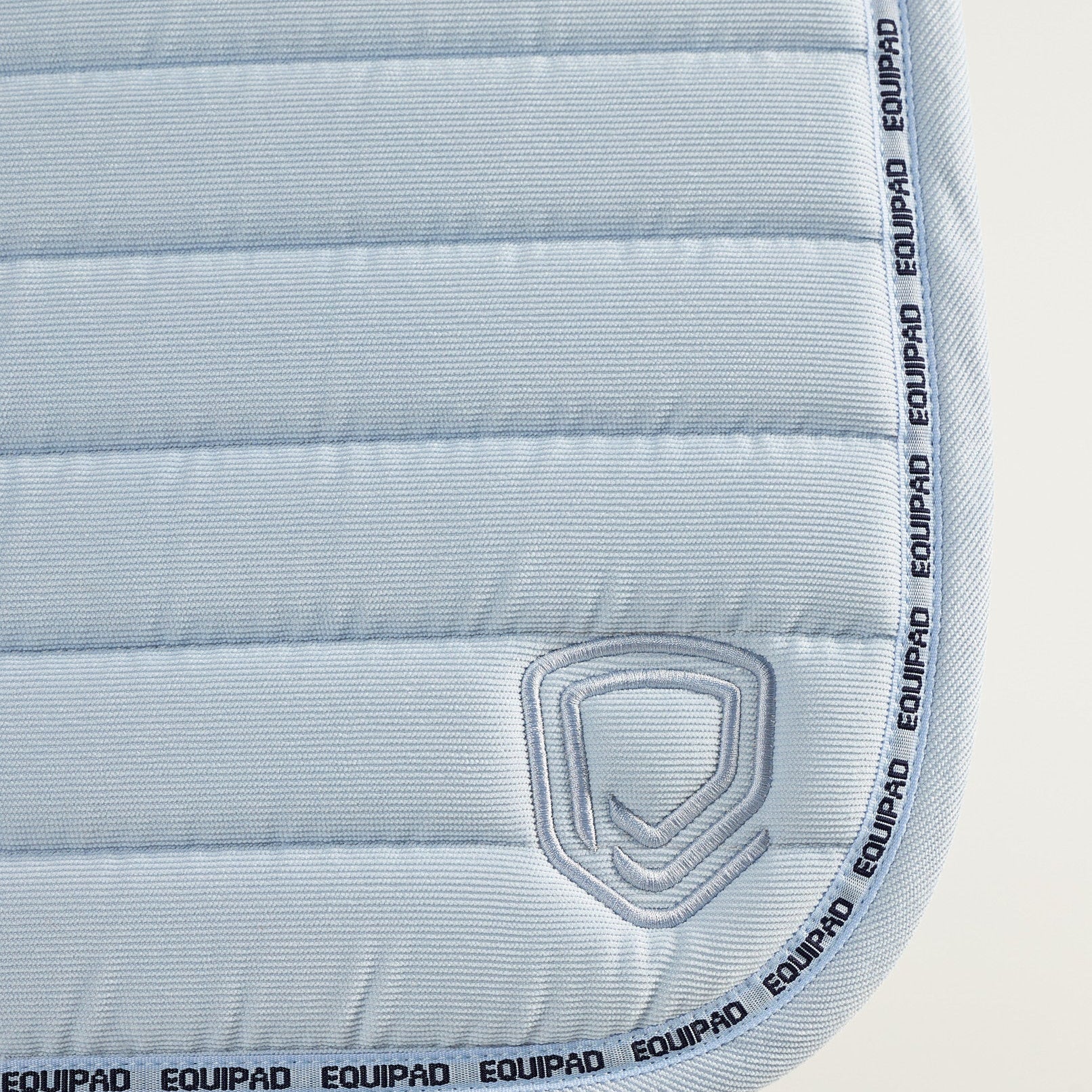 Corduroy Dressage Saddle Pad - Baby Blue - Equipad Equestrian - Equiluxe Tack