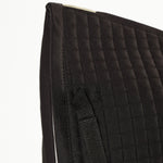 Core Recycled Black Dressage Saddle Pad - Equipad - Equiluxe Tack