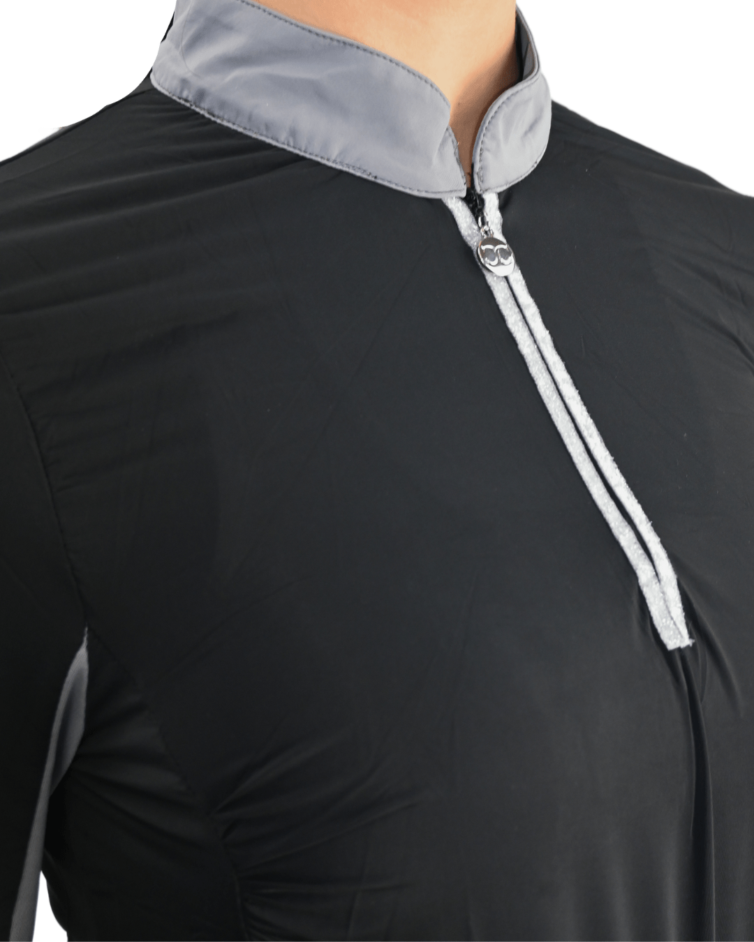 CorrectConnect Cool and Comfortable Black Sun Shirt with Glitter Bars - CorrectConnect - Equiluxe Tack
