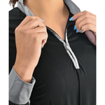 CorrectConnect Cool and Comfortable Black Sun Shirt with Glitter Bars - CorrectConnect - Equiluxe Tack