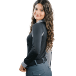 CorrectConnect Cool and Comfortable Black Sun Shirt with Glitter Bars - CorrectConnect - Equiluxe Tack