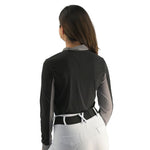 CorrectConnect Cool and Comfortable Black Sun Shirt with Glitter Bars - CorrectConnect - Equiluxe Tack