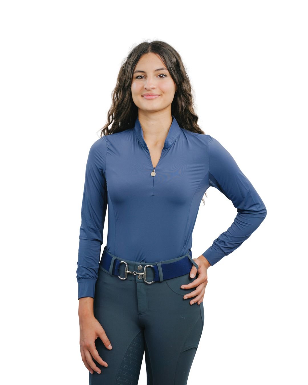CorrectConnect Cool and Comfortable Navy Sun Shirt - CorrectConnect - Equiluxe Tack