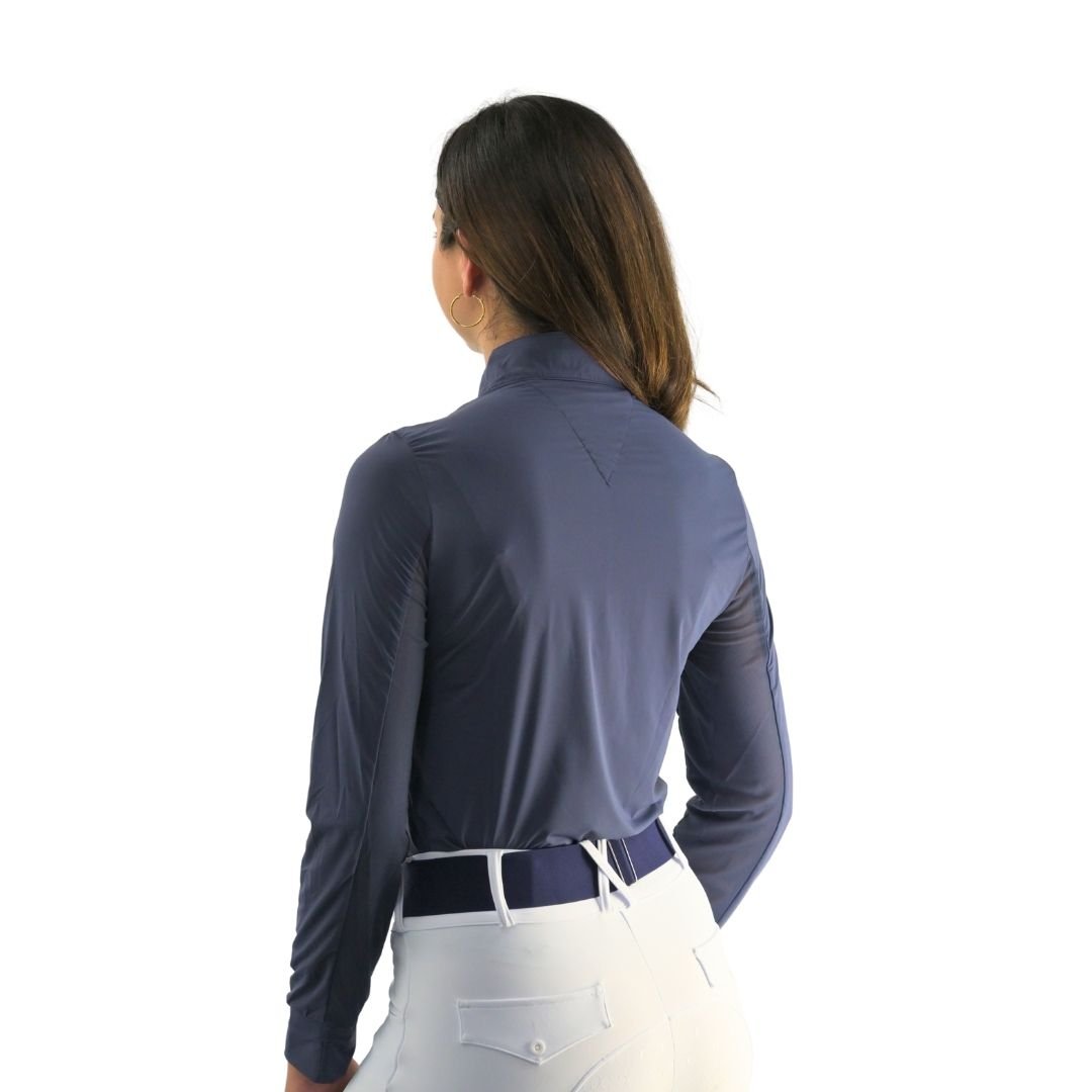 CorrectConnect Cool and Comfortable Navy Sun Shirt - CorrectConnect - Equiluxe Tack