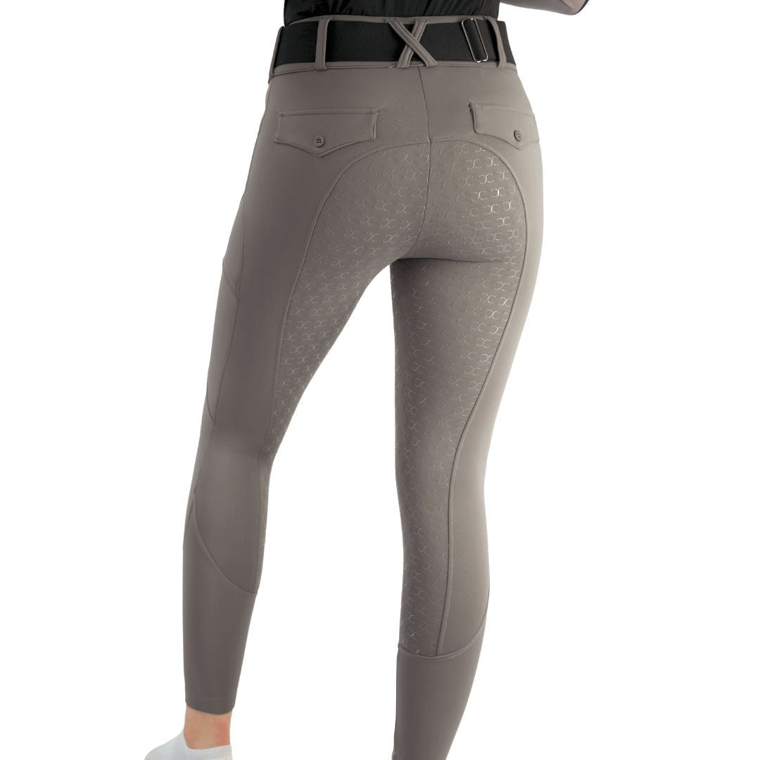 CorrectConnect Dove Grey Mid - Weight Winter Full Seat Breeches - CorrectConnect - Equiluxe Tack