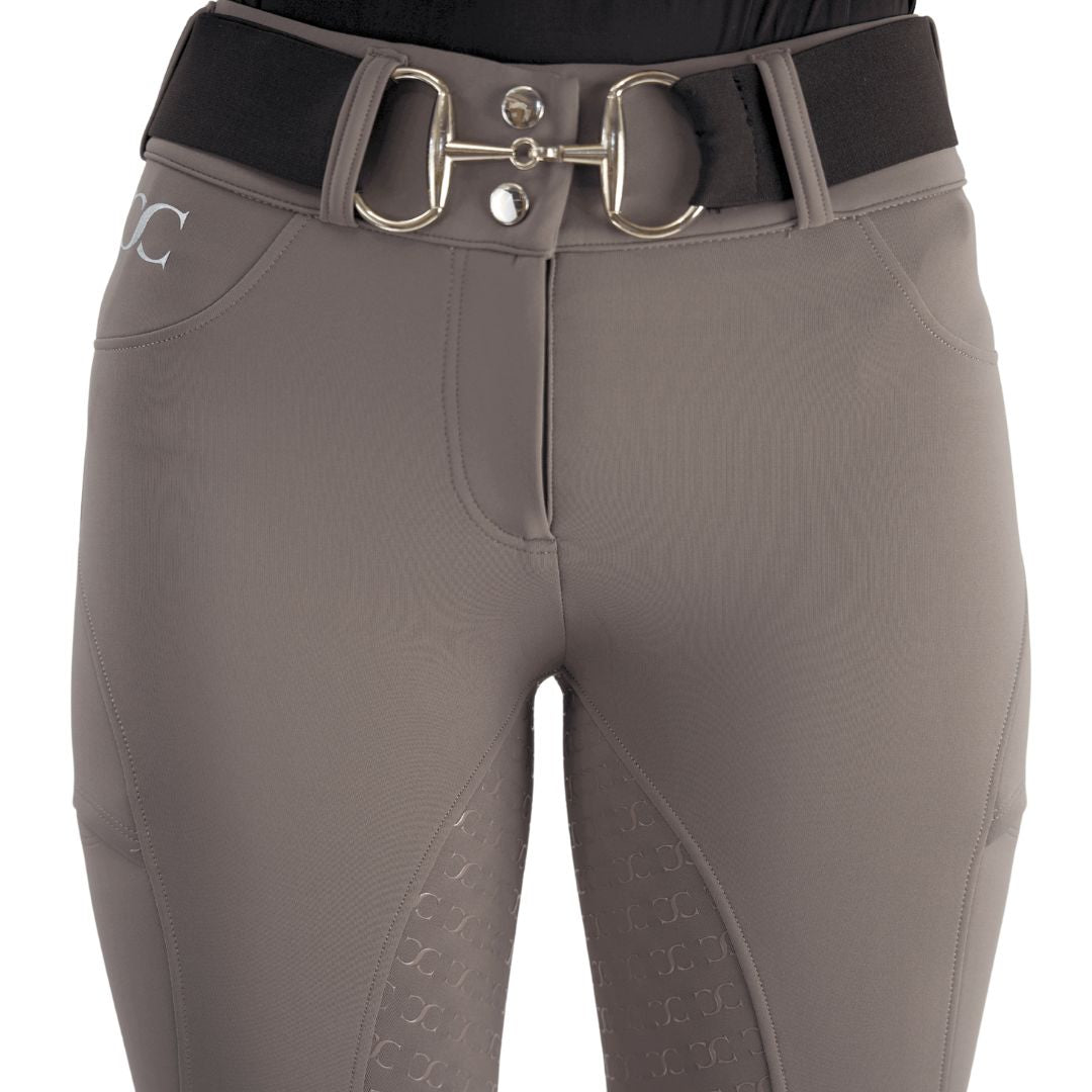 CorrectConnect Dove Grey Mid - Weight Winter Full Seat Breeches - CorrectConnect - Equiluxe Tack