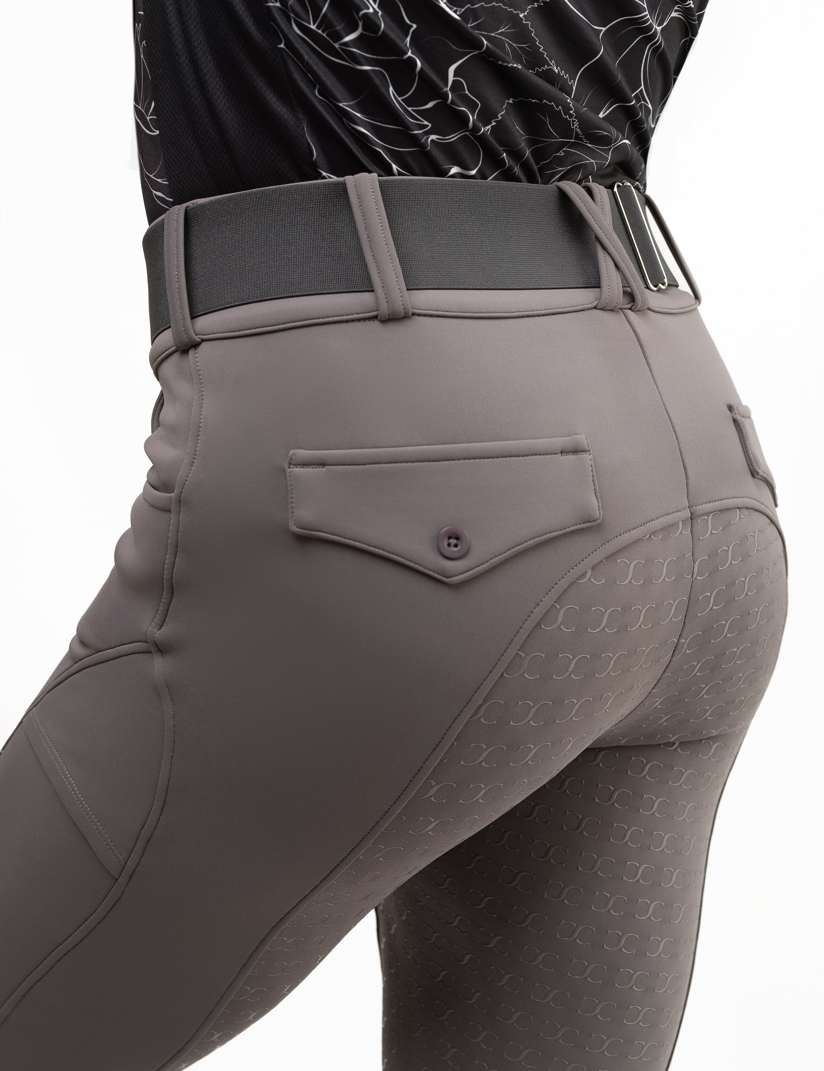 CorrectConnect Dove Grey Mid - Weight Winter Full Seat Breeches - CorrectConnect - Equiluxe Tack
