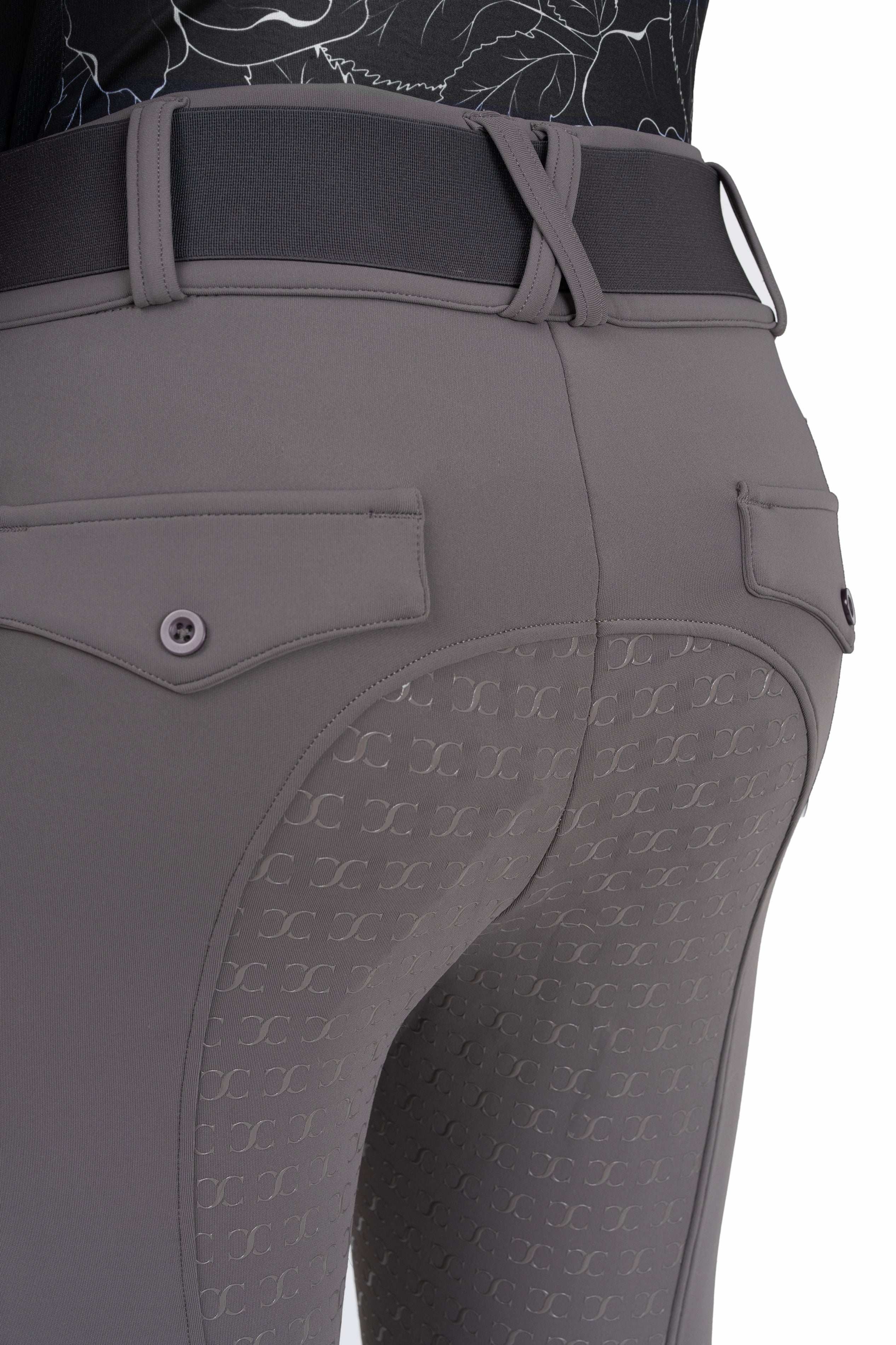 CorrectConnect Dove Grey Mid - Weight Winter Full Seat Breeches - CorrectConnect - Equiluxe Tack