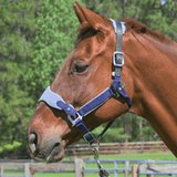 CorrectConnect Magna Halter ™ in Blue with Fleece and Leather Breakaway - CorrectConnect - Equiluxe Tack