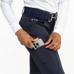 CorrectConnect Navy Blue Mid - Weight Winter Full Seat Breeches - CorrectConnect - Equiluxe Tack