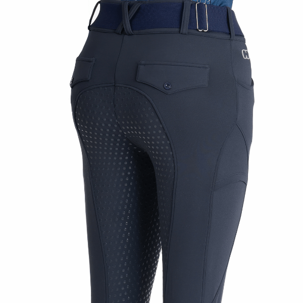 CorrectConnect Navy Blue Mid - Weight Winter Full Seat Breeches - CorrectConnect - Equiluxe Tack
