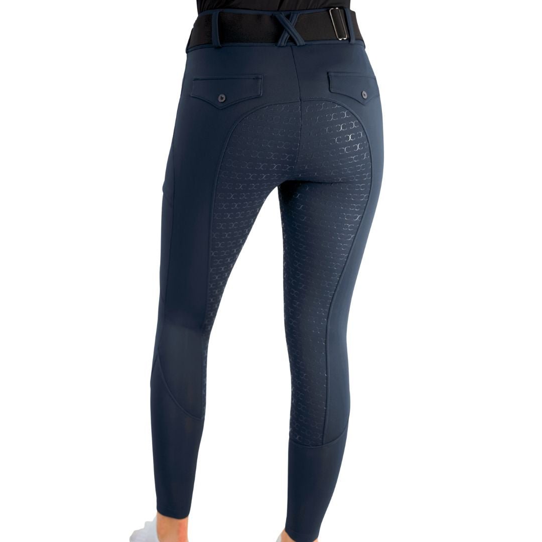 CorrectConnect Navy Blue Mid - Weight Winter Full Seat Breeches - CorrectConnect - Equiluxe Tack