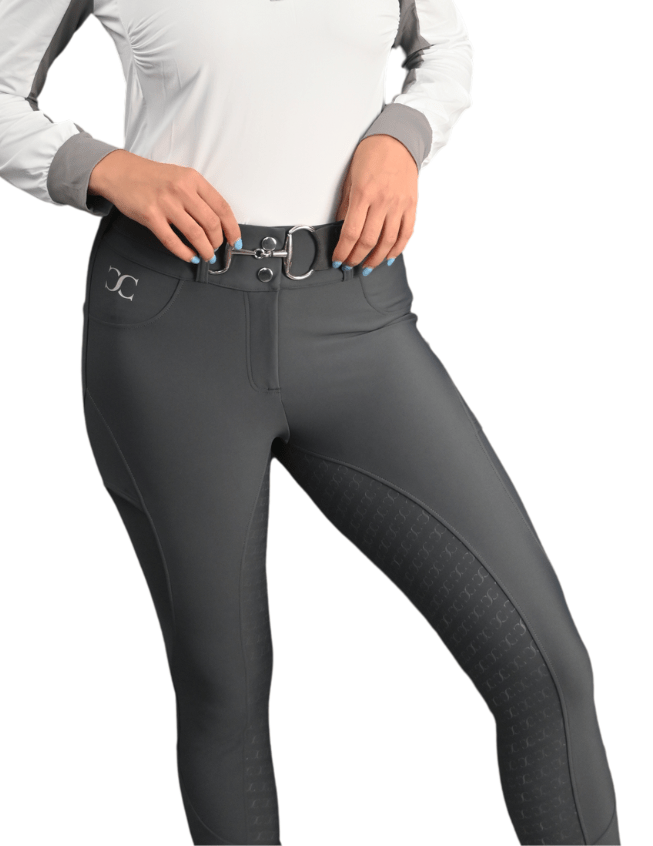 CorrectConnect Slate Grey Just Right Summer Breeches + Free Bit Belt - CorrectConnect - Equiluxe Tack