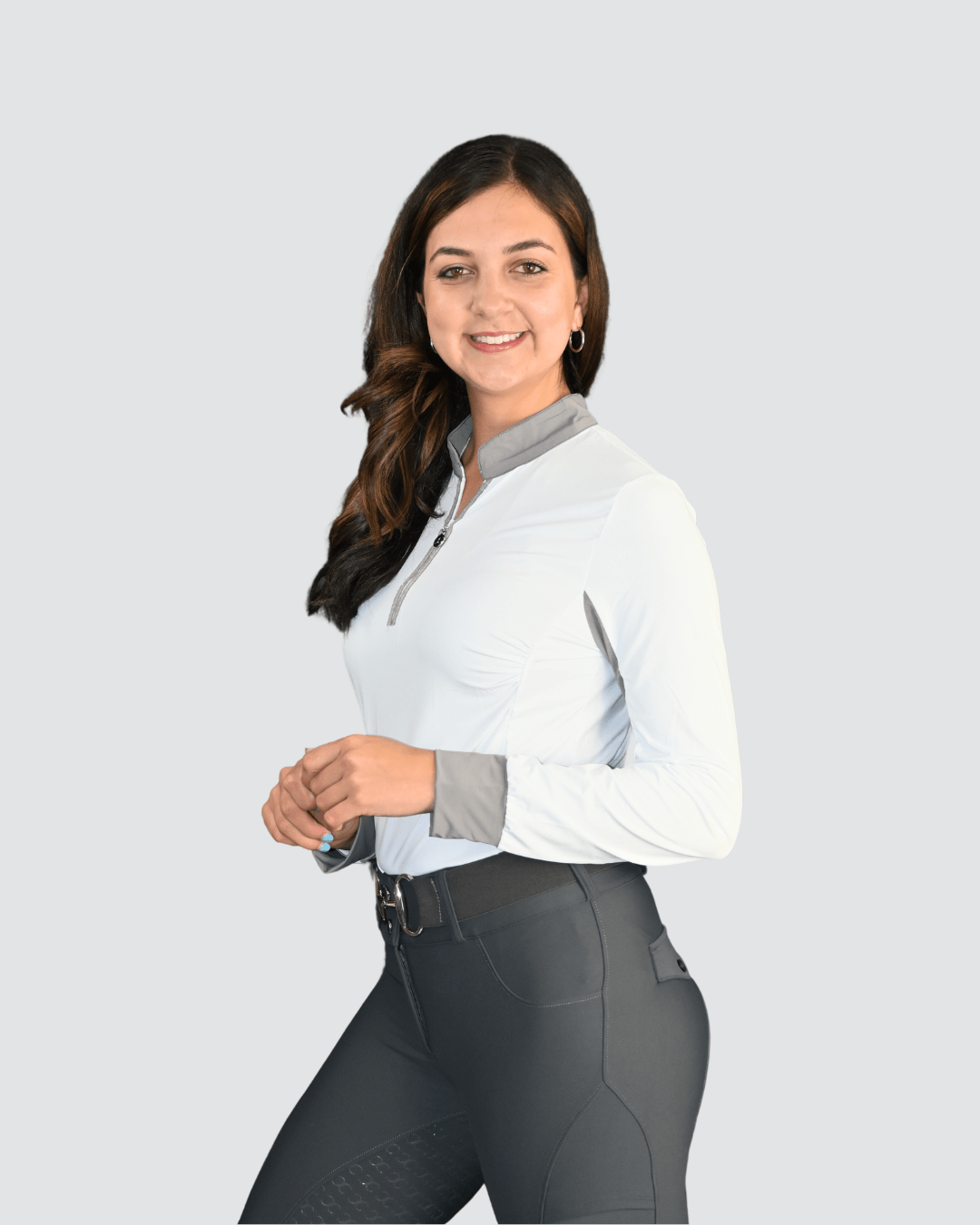 CorrectConnect Slate Grey Just Right Summer Breeches + Free Bit Belt - CorrectConnect - Equiluxe Tack