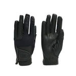 CorrectConnect Tackified Copper Tech™️ Leather Premium Riding Glove in Black - CorrectConnect - Equiluxe Tack