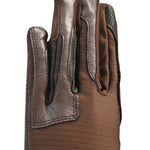 CorrectConnect Tackified Copper Tech™️ Leather Premium Riding Glove in Brown - CorrectConnect - Equiluxe Tack