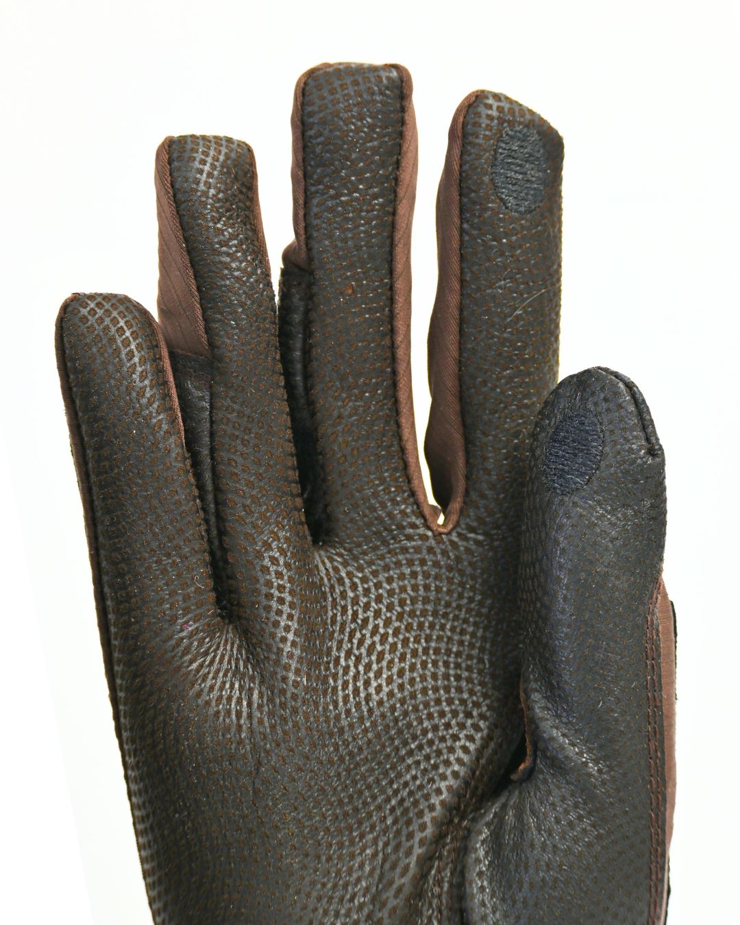 CorrectConnect Tackified Copper Tech™️ Leather Premium Riding Glove in Brown - CorrectConnect - Equiluxe Tack