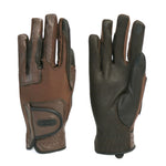 CorrectConnect Tackified Copper Tech™️ Leather Premium Riding Glove in Brown - CorrectConnect - Equiluxe Tack