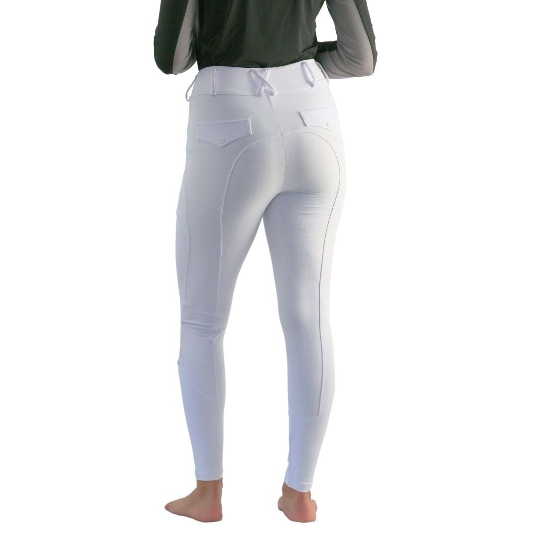 CorrectConnect White Just Right Summer Breeches + Free Bit Belt - CorrectConnect - Equiluxe Tack