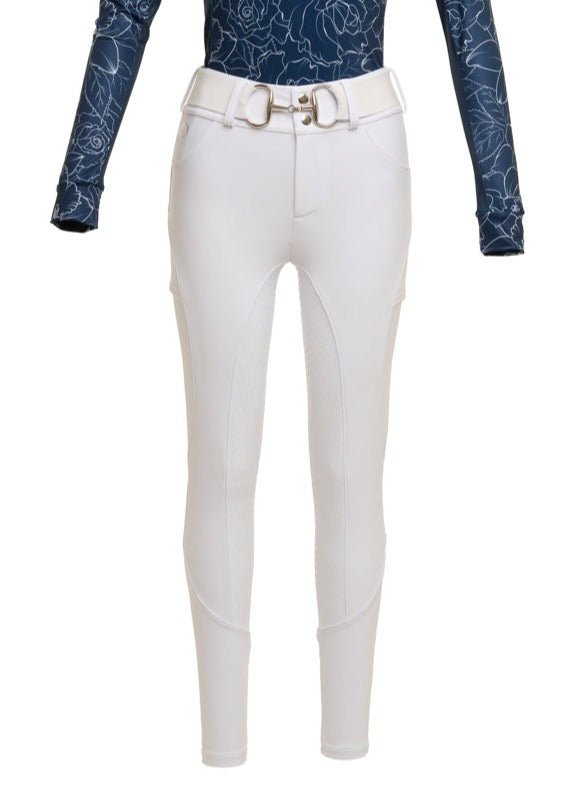 CorrectConnect White Just Right Summer Breeches + Free Bit Belt - CorrectConnect - Equiluxe Tack
